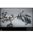 Star Wars The Clone Wars Action Figure 1/6 Heavy Weapons Clone Trooper & BARC Speeder with Sidecar 30 cm