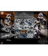 Star Wars The Clone Wars Action Figure 1/6 Heavy Weapons Clone Trooper & BARC Speeder with Sidecar 30 cm