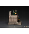 Star Wars The Mandalorian Deluxe Art Scale Statue 1/10 Boba Fett on Throne 18 cm