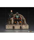 Star Wars The Mandalorian Deluxe Art Scale Statue 1/10 Boba Fett & Fennec on Throne 23 cm