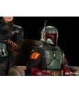 Star Wars The Mandalorian Deluxe Art Scale Statue 1/10 Boba Fett & Fennec on Throne 23 cm