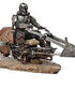 Star Wars The Mandalorian Deluxe Art Scale Statue 1/10 Mandalorian on Speederbike 18 cm