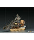 Star Wars The Mandalorian Deluxe Art Scale Statue 1/10 Mandalorian on Speederbike 18 cm