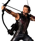 The Infinity Saga BDS Art Scale Statue 1/10 Hawkeye Battle of NY 23 cm