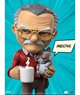 Stan Lee Mini Co. PVC Figure Stan Lee with Grumpy Cat 14 cm