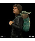 Star Wars Book of Boba Fett Art Scale Statue 1/10 Luke Skywalker & Grogu Training 20 cm