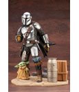 Star Wars The Mandalorian ARTFX Statue 1/7 Mandalorian & The Child 26 cm