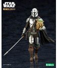 Star Wars The Mandalorian ARTFX Statue 1/10 Mandalorian & Grogu with Beskar Staff 18 cm