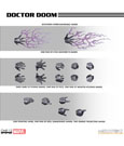 Marvel Action Figure 1/12 Doctor Doom 17 cm