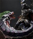 Dark Nights: Metal Statue Batman Versus Joker Dragon Deluxe Ver. 87 cm