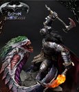Dark Nights: Metal Statue Batman Versus Joker Dragon Deluxe Ver. 87 cm