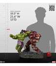 Marvel Maquette Hulk vs Hulkbuster 50 cm