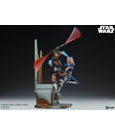 Star Wars: The Clone Wars Diorama Ahsoka Tano vs Darth Maul 51 cm