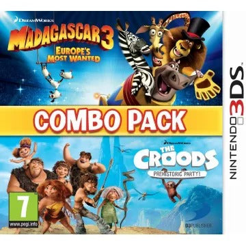 Madagascar 3 & The Croods: Prehistoric Party: Combo Pack Nintendo 3DS