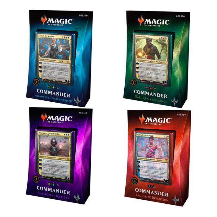 Magic The Gathering Commander 2018 Deck Set Of 4 Decks