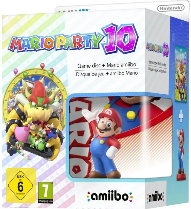 Mario Party 10 (with Mario amiibo) WII U