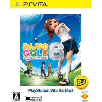Minna no Golf 6 (Playstation Vita the Best) Playstation Vita