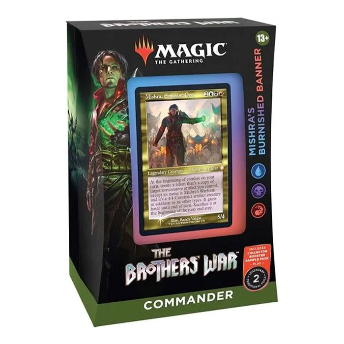 Magic The Gathering The Brothers' War Commander Deck Mishra's Burnished Banner