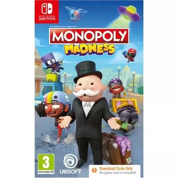 Monopoly Madness (Code in a box) Nintendo Switch
