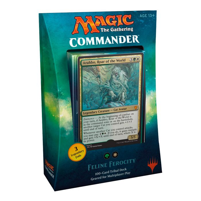Magic The Gathering Commander 2017 Deck Feline Ferocity