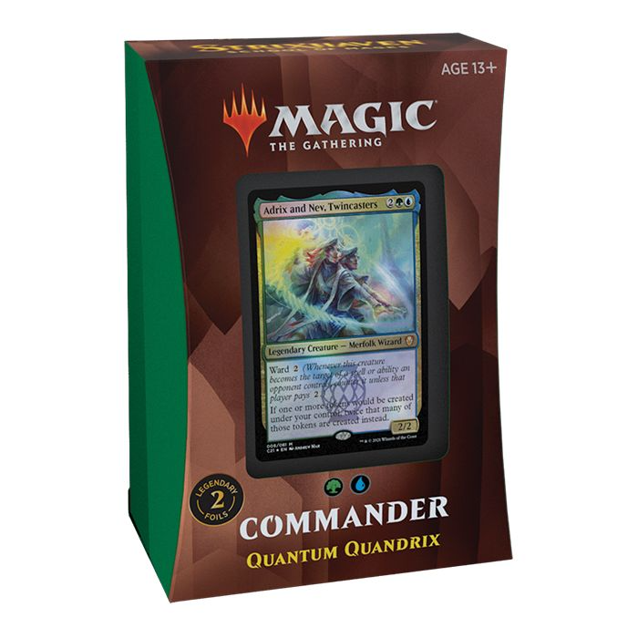 Magic The Gathering Strixhaven School Of Mages Commander Deck Quantum Quandrix