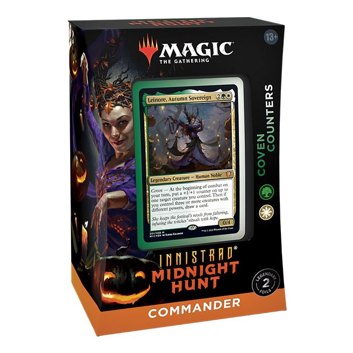 Magic The Gathering Innistrad Midnight Hunt Commander Deck Coven Counters