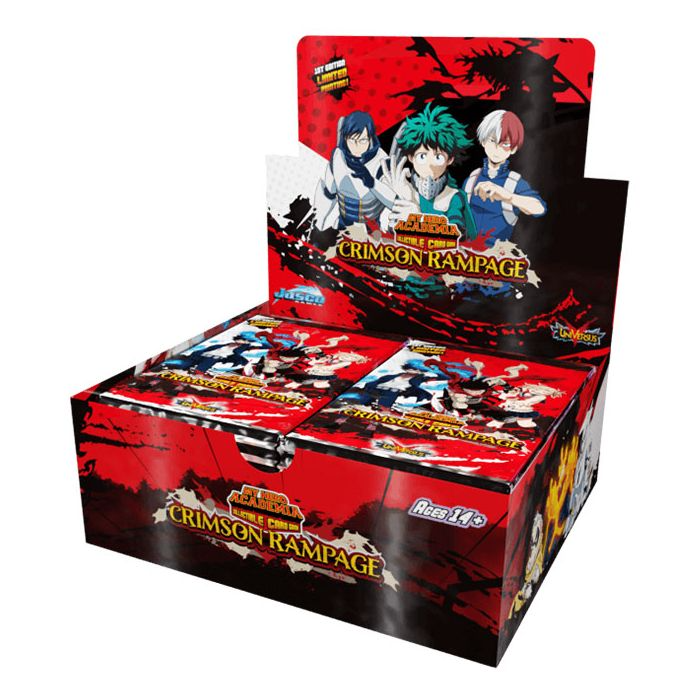 My Hero Academia Collectible Card Game Wave 2 Crimson Rampage Booster Box
