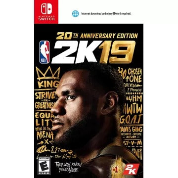NBA 2K19 [20th Anniversary Edition] Nintendo Switch