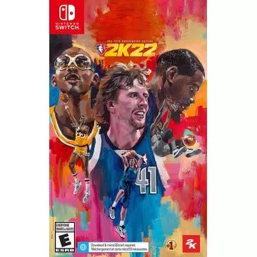 NBA 2K22 [75th Anniversary Edition] (Code in a box) Nintendo Switch
