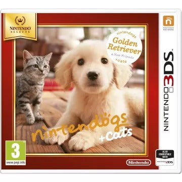 Nintendogs + Cats: Golden Retriever & New Friends (Nintendo Selects) Nintendo 3DS