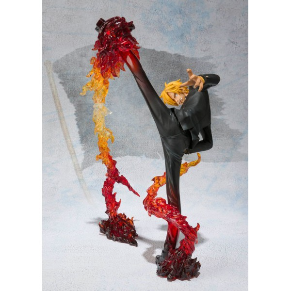 FIGUARTS ZERO ONE PIECE SANJI BATTLE VER DIABLE JAMBE FLAMBAGE SHOT