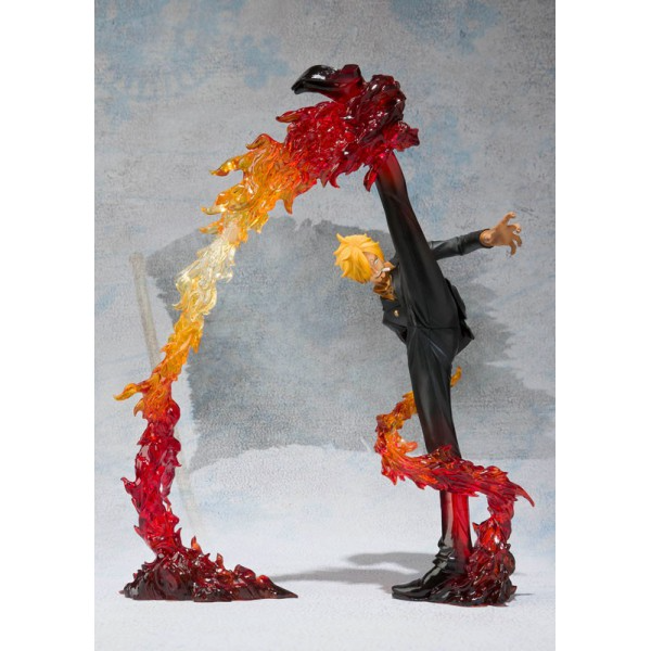 FIGUARTS ZERO ONE PIECE SANJI BATTLE VER DIABLE JAMBE FLAMBAGE SHOT