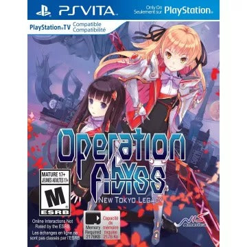 Operation Abyss: New Tokyo Legacy Playstation Vita