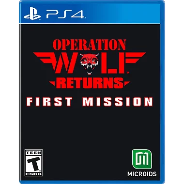 Operation Wolf Returns: First Mission PLAYSTATION 4