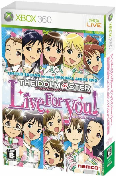 The Idolm@ster: Live for You! [Limited Edition] XBOX 360