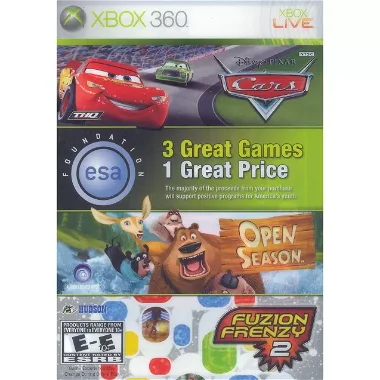 Cars / Fuzion Frenzy 2 / Open Season Bundle Xbox 360