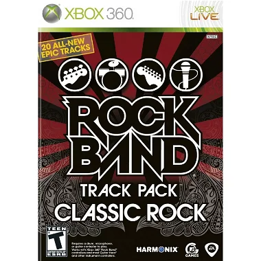 Rock Band Track Pack: Classic Rock Xbox 360