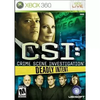 CSI: Deadly Intent Xbox 360