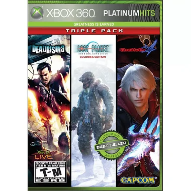 Capcom Triple Pack - Dead Rising, Lost Planet: Extreme Condition Colonies Edition, Devil May Cry 4 (Platinum Hits) Xbox 360