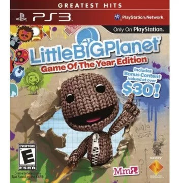 LittleBigPlanet (Game of the Year Edition) (Greatest Hits) PlayStation 3