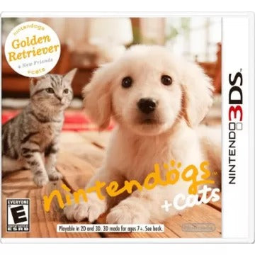 Nintendogs + Cats: Golden Retriever & New Friends Nintendo 3DS