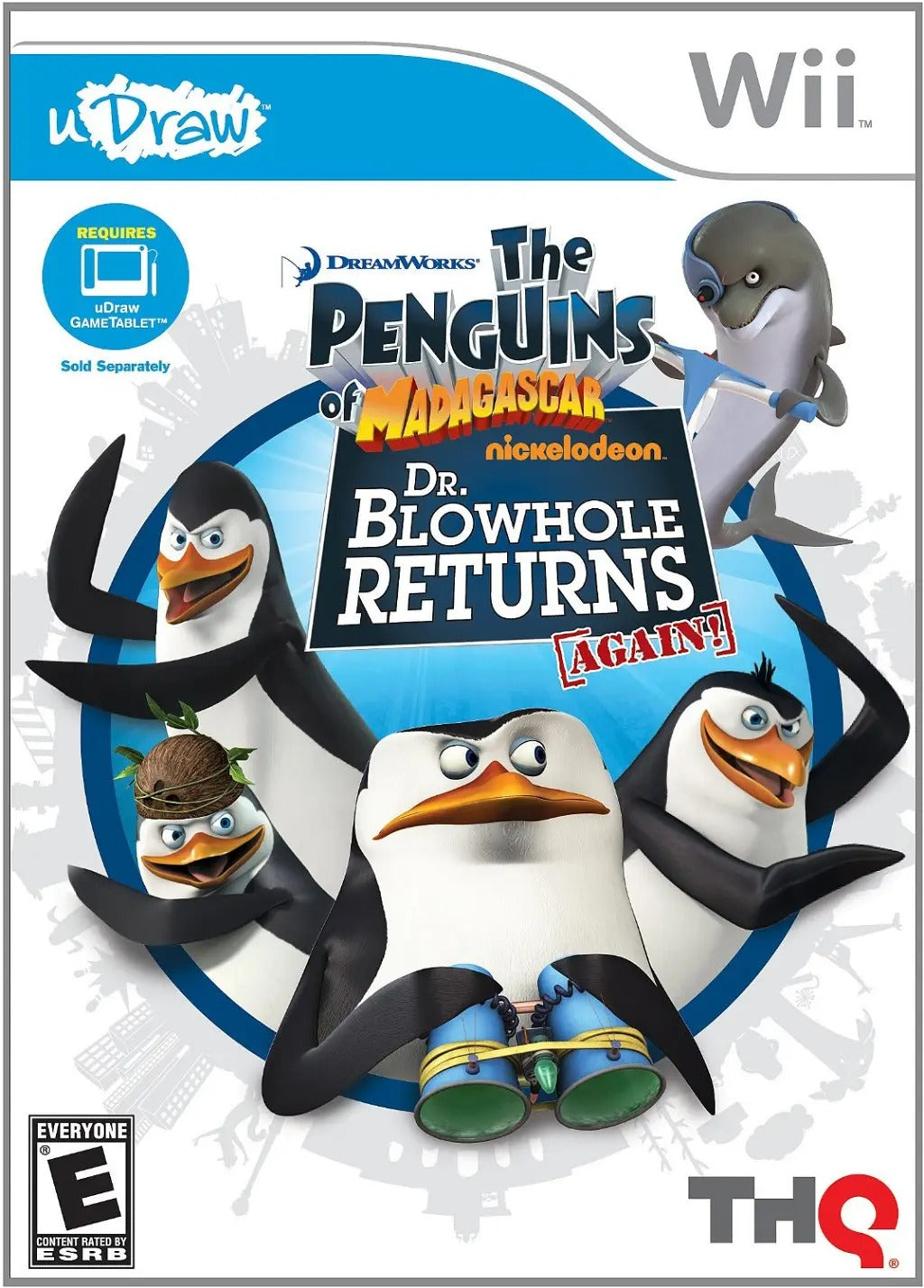 Penguins of Madagascar: Dr. Blowhole Returns uDraw WII
