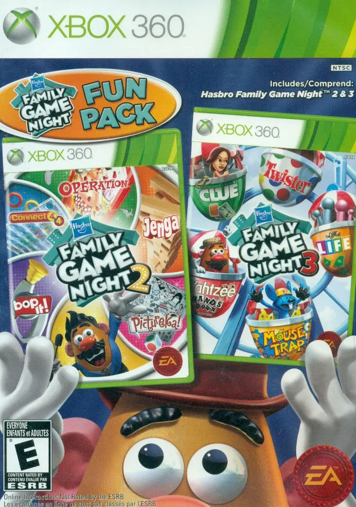 Hasbro Family Game Night Fun Pack XBOX 360