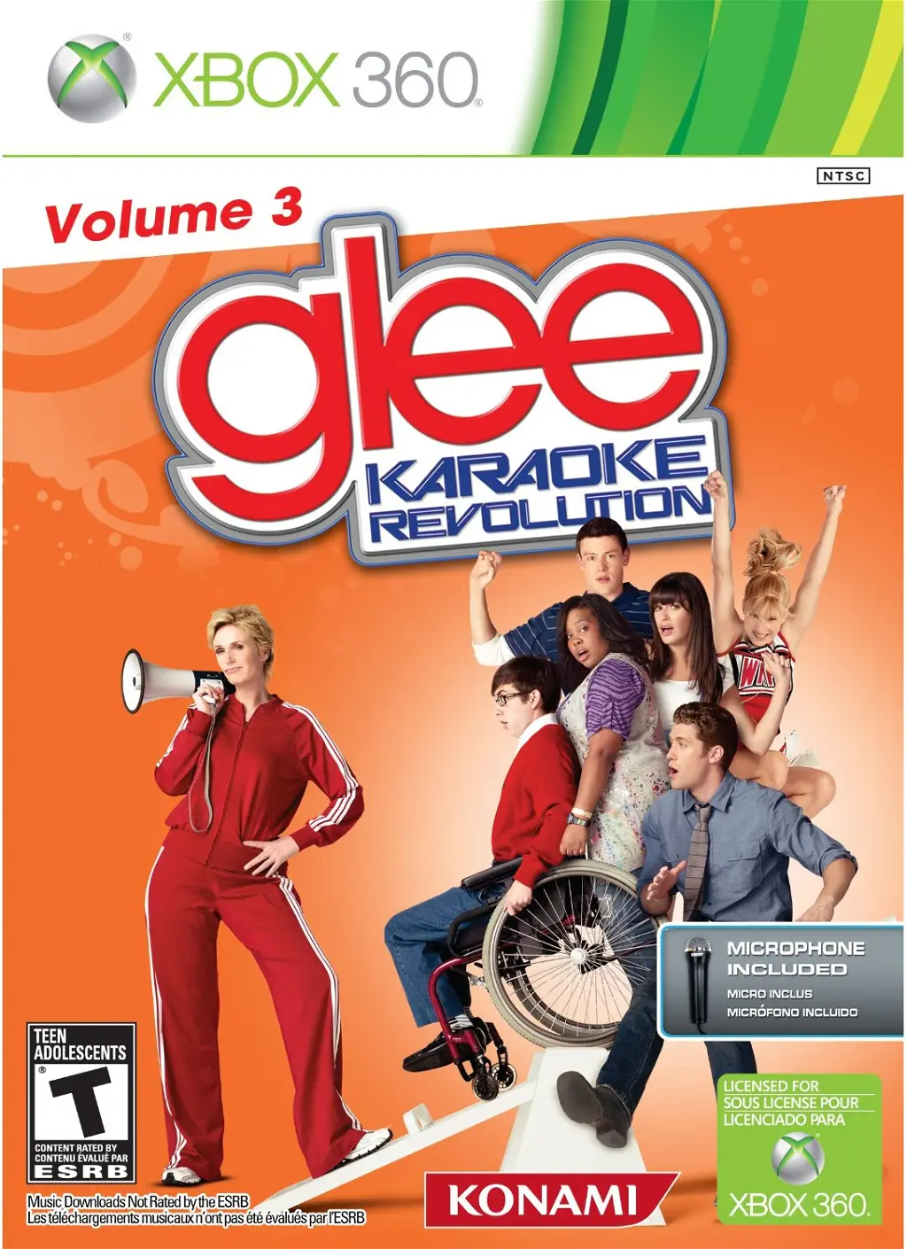 Karaoke Revolution Glee: Volume 3 (w/ Microphone) XBOX 360