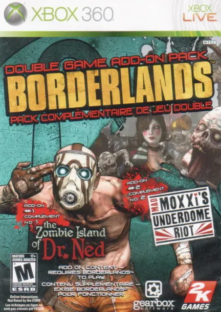 Borderlands Expansion: The Zombie Island of Dr Ned / Mad Moxxi's Underdome Riot XBOX 360
