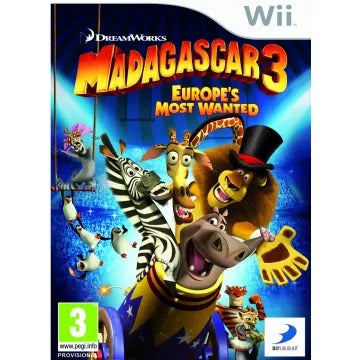 Madagascar 3: The Video Game Wii
