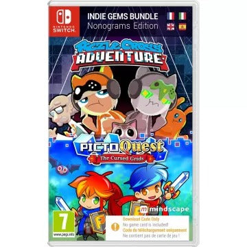Piczle Puzzle Adventures + Picto Quest Puzzle Bundle [Nonograms Edition] (Code in a box) Nintendo Switch