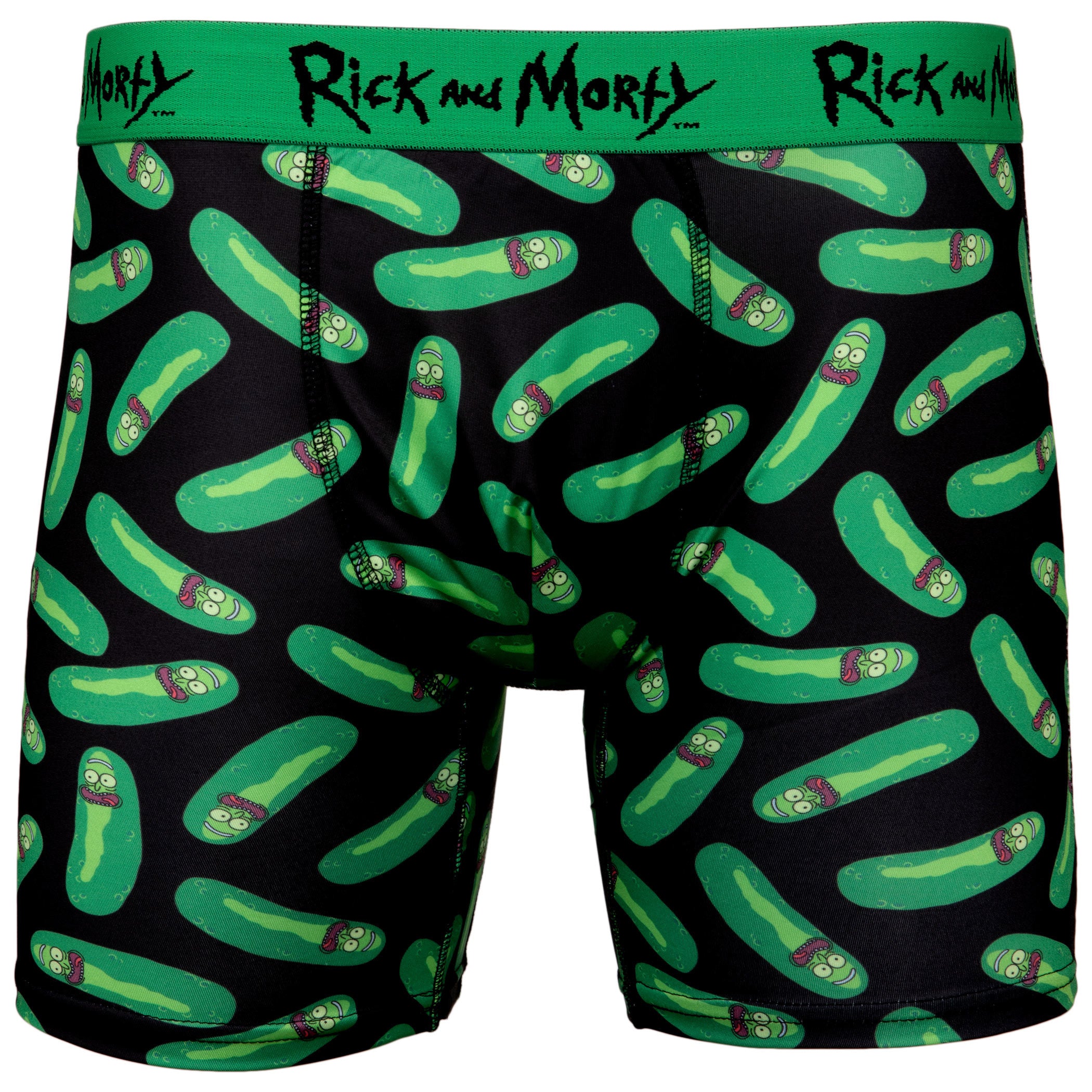 Rick and Morty Pickle Rick All Over Print Boxer Briefs