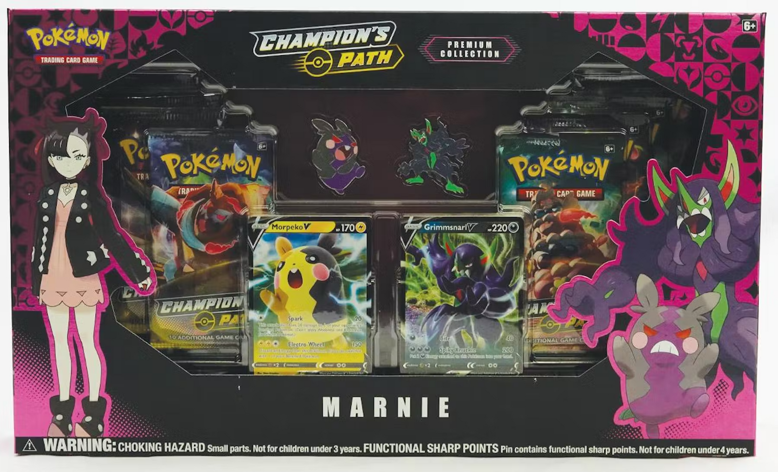 Pokemon Champion's Path Premium Collection Marnie Box