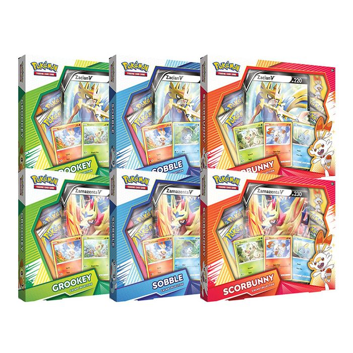 Pokemon Galar Collection Box Bundle Of 6